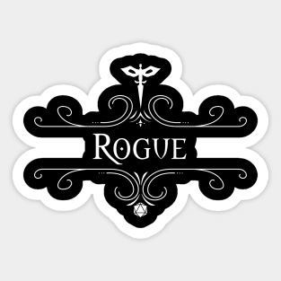 Rogue D&D class with embellishment Sticker